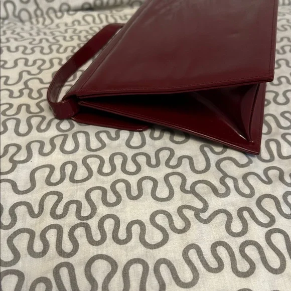 Charles Jourdan Deep Red Shoulder Bag - Picture 7 of 14